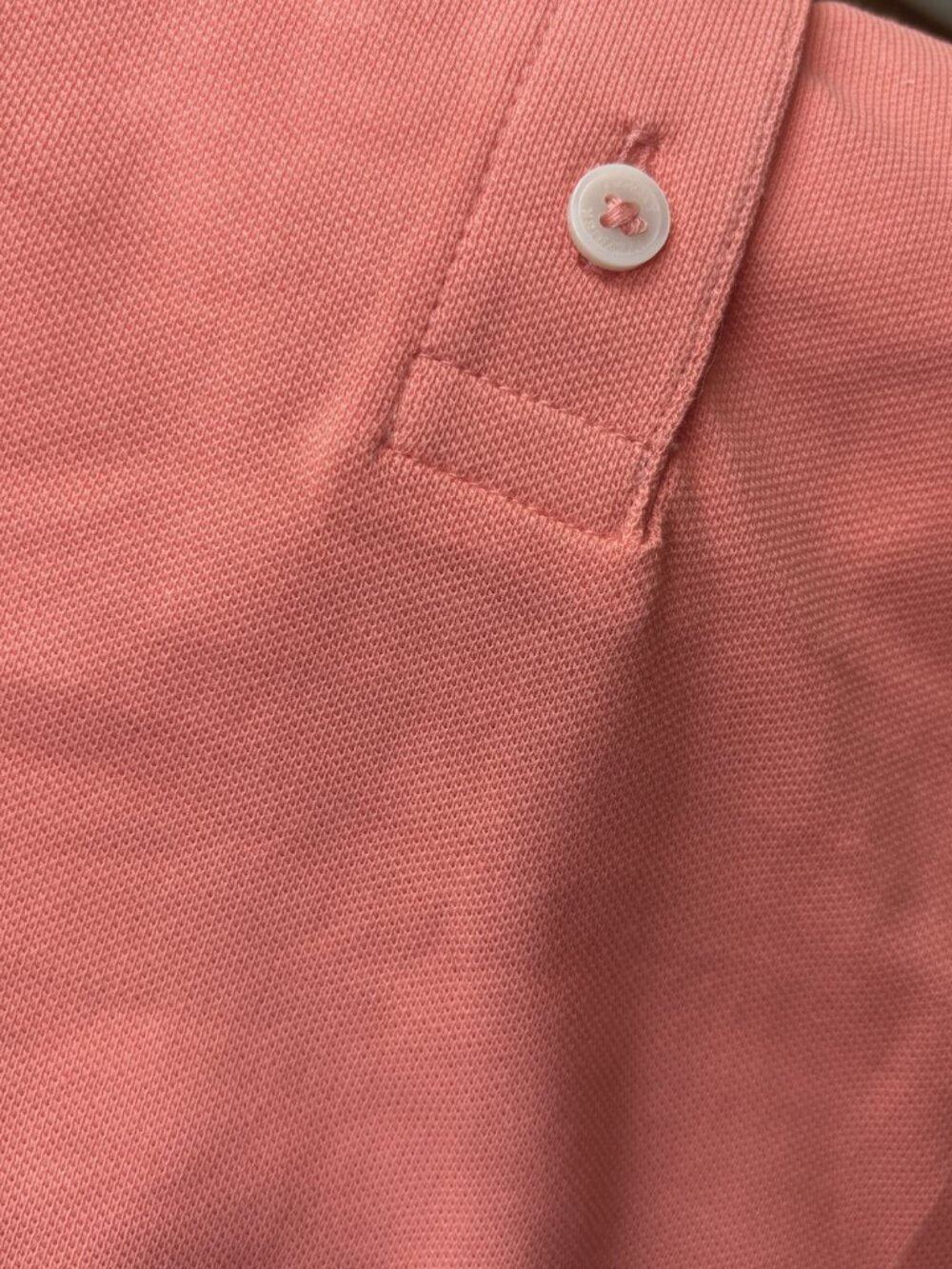 Tommy Hilfiger Salmon Pink Cotton Polo *NEW* - Womens Size Medium - Salmon Color - Picture 4 of 4